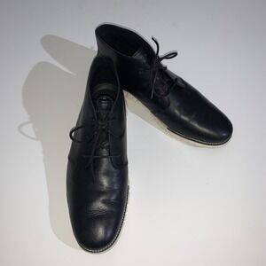 Cole Haan ZEROGRAND Chukka Boots Mens Size 13 Black Leather Grand.OS C35733